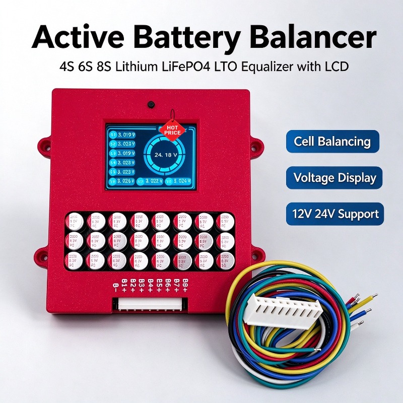 Active Balancer 4S 6S 8S Lithi - Lithium Battery 12V recension och pris