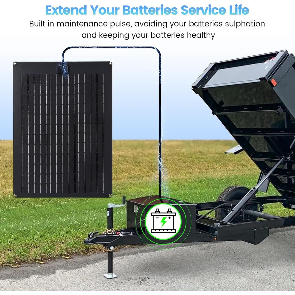 Solar Battery Charger Maintain - Solar Panel recension och pris