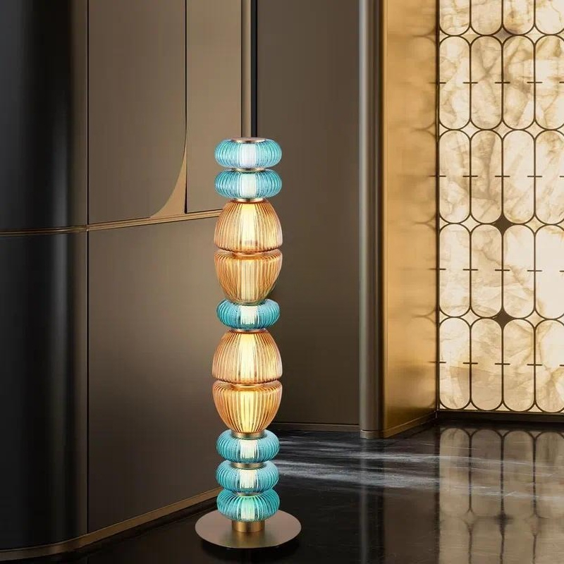 Modern Simple Gourd Glass Tabl - Solar Lamp recension och pris