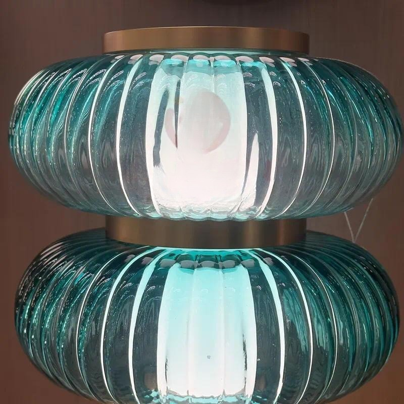 Modern Simple Gourd Glass Tabl - Solar Lamp recension och pris