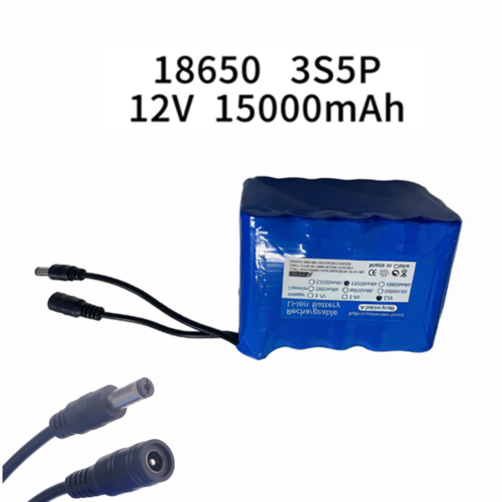 Fishing Battery 12v 3S5P 15Ah  - Lithium Battery 12V recension och pris